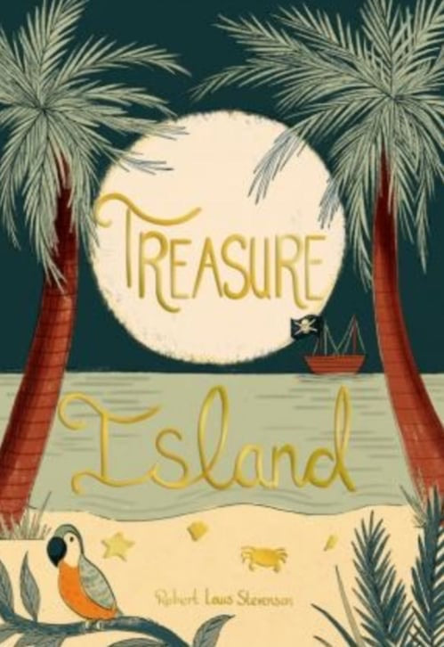 Treasure Island by Robert Louis Stevenson (Wordsworth Hardback)