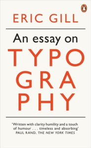 An Essay on Typography by Eric Gill